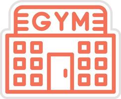 Gym Icon Design Illustration vector