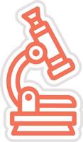 Microscope Icon Design Illustration vector
