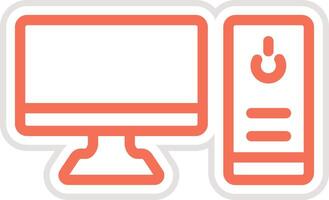 Computer Icon Design Illustration vector