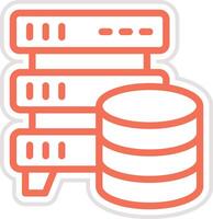 Database Storage Icon Design Illustration vector
