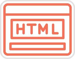 Html Icon Design Illustration vector