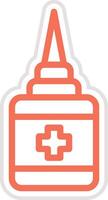 Nasal Spray Icon Design Illustration vector