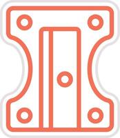 Pencil Sharpener Icon Design Illustration vector