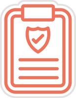Coverage Icon Design Illustration vector
