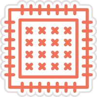 Patch Icon Design Illustration vector