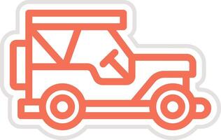 Jeep Icon Design Illustration vector