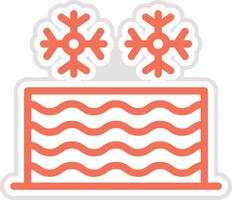 Cold Water Icon Design Illustration vector