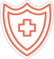 Shield Icon Design Illustration vector