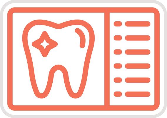 X Ray Icon Design Illustration