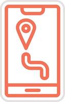 Maps Icon Design Illustration vector