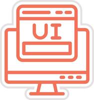 Ui design Icon Design Illustration vector