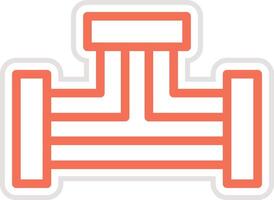 Pipe Variant Icon Design Illustration vector