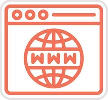 Web Browser Icon Design Illustration vector