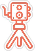 Old camera Icon Design Illustration vector