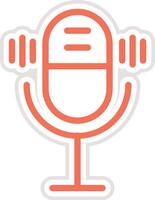 Microphone enable Icon Design Illustration vector
