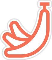 Banana Icon Design Illustration vector