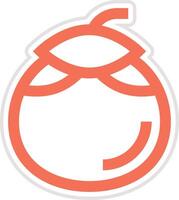 Palmyra Icon Design Illustration vector