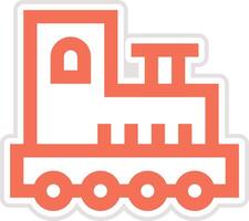 Train Icon Design Illustration vector