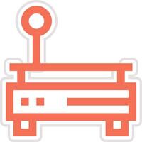 Weight Scale Icon Design Illustration vector