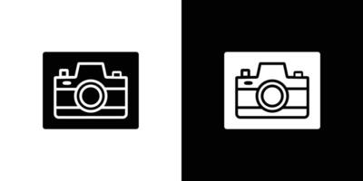 Camera icon Isolated flat in outline vector
