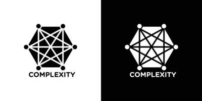 Complexity icon Isolated flat in outline vector