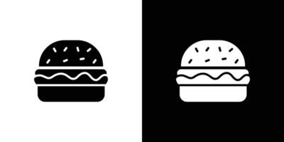 Hamburger icon Isolated flat in outline vector