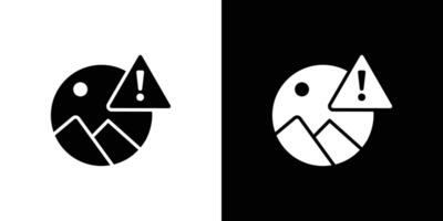 Image Error icon Isolated flat in outline vector