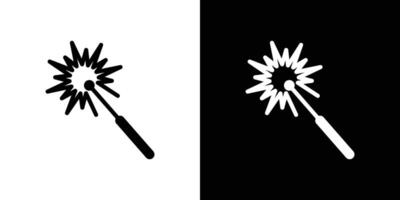 laser lamp icon Isolated flat in outline vector