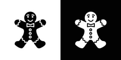 Man cookie icon Isolated flat in outline vector