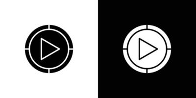 Media player icon Isolated flat in outline vector