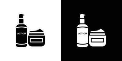 Skincare products icon Isolated flat in outline vector