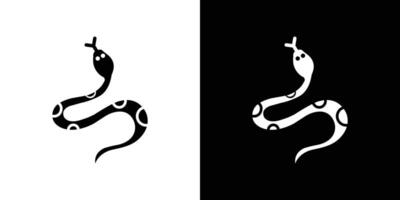 Snake icon Isolated flat in outline vector