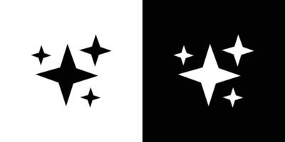 Sparkles shine icon Isolated flat in outline vector