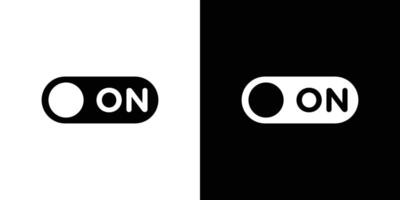 Toggle switch icon Isolated flat in outline vector