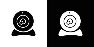 Webcam icon Isolated flat in outline vector