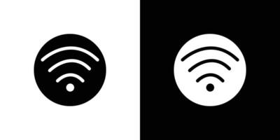 Wifi signal icon Isolated flat in outline vector
