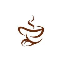 letter E of Alphabets combination with Coffee or Coffee Beans with a Brown Color vector