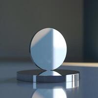 A shiny object on top of a table photo