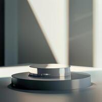 A white object on top of a table photo