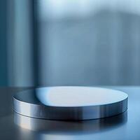 A shiny object on a table photo