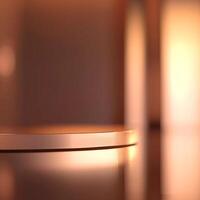 A close up of a table with a white surface photo