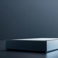 Beautiful Of 3d Realistic Of Empty podium mockup stage realistic for Product Showcase photo
