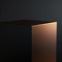 Beautiful Of 3d Realistic Of Empty podium mockup stage realistic for Product Showcase photo