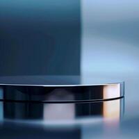 A round object sitting on a table photo