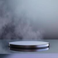 A black and white photo of a table with a steam coming out of it