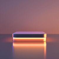 Beautiful Of 3d Realistic Of Empty podium mockup stage realistic for Product Showcase photo