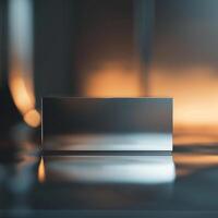 Beautiful Of 3d Realistic Of Empty podium mockup stage realistic for Product Showcase photo