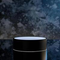 Beautiful Of 3d Realistic Of Empty podium mockup stage realistic for Product Showcase photo