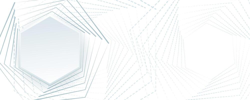 abstract white hexagonal background with copy space for corporate design