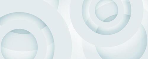 white overlapping circle shapes background. great for banner, poster, presentation, cover. vector